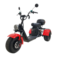 Электроскутер CITYCOCO X7 Pro TRIKE Красный